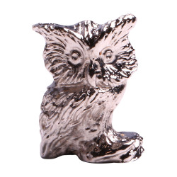 Chouette en relief décoration et collection cadeau porte bonheur bijouterie marque By Mode France