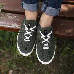 Sneakers Kaki eco responsable - printemps /été