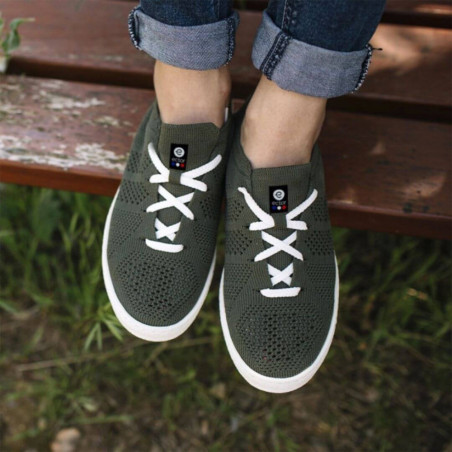 Sneakers Kaki eco responsable - printemps /été