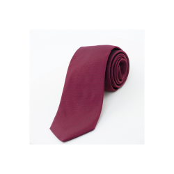 Cravate en soie bordeaux "La Grand Cru"