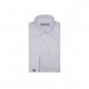 Chemise blanche à poignets mousquetaires