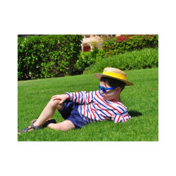 T-shirt Manche longue Marinière Tricolore enfant