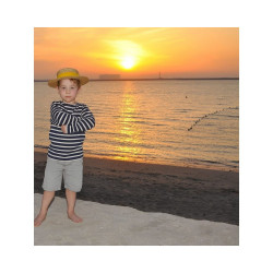 Marinière enfant Manche longue - Rayures horizontales