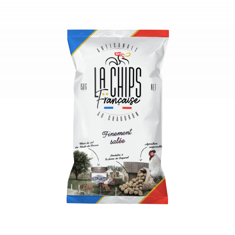 Lot Chips française nature sachets 150g