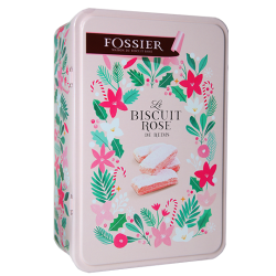 Boite Biscuit Rose florale...